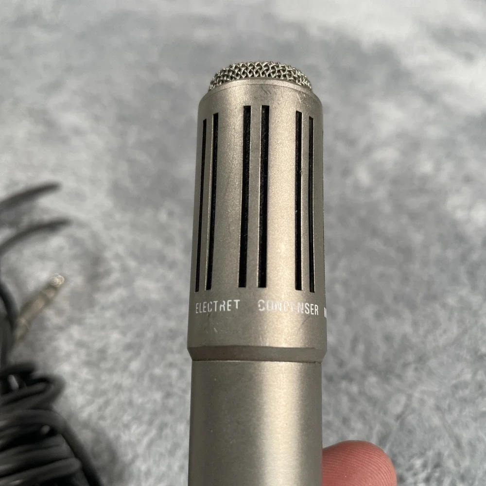 Vintage Sony ECM 270 Electret Condenser Microphone Hi Z Mic Sound Music Singing
